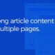 Epic Split Post - Post Content Splitter as Slider / Smart List with Ajax Pagination WordPress Plugin