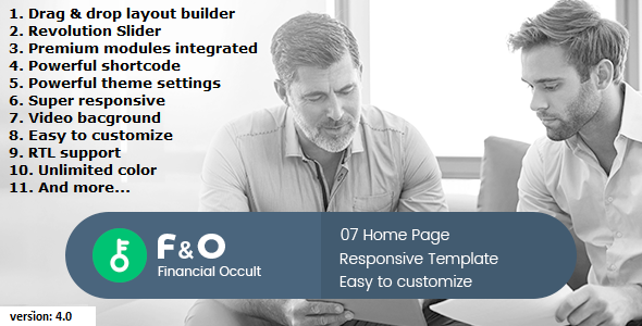 F&O - Finance Occult Multipurpose Drupal 9