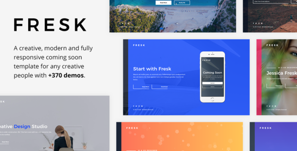 Fresk - Creative Coming Soon Template