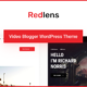 Redlens - Video Blogger and Game Streamer Theme