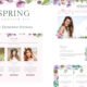 Spring - Watercolor & Floral Elementor Pro Template Kit