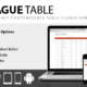 League Table - Table Plugin for WordPress