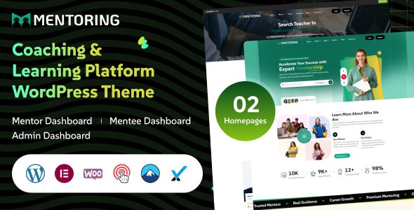 Mentoring - Mentor and Coaching Booking WordPress Theme