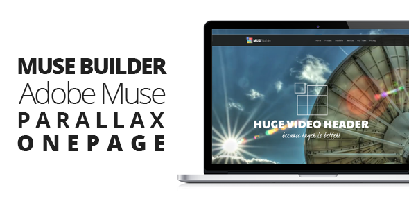 Muse Builder | Parallax OnePage Muse Template