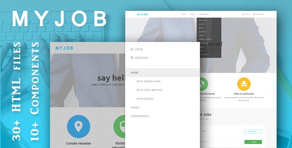 Myjob - Job Postings HTML5 Template