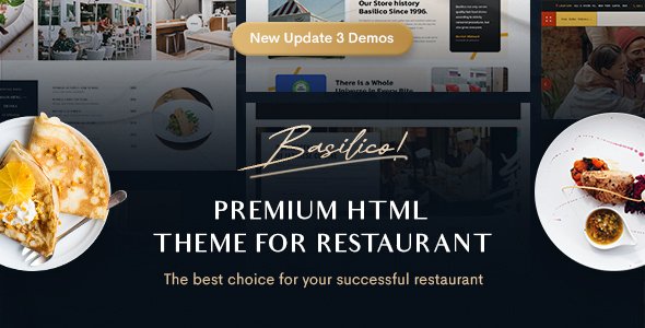 Basilico - Restaurant HTML Template