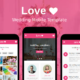 Love - Wedding Mobile Template