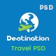 Destination – Hotels, Tours and Travel Booking PSD Template