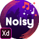 Noisy | Music Adobe XD Template